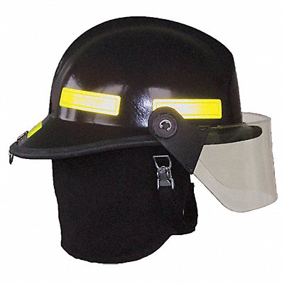 Fire Helmet Black Modern