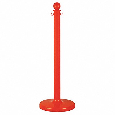 E1218 Medium Duty Stanchion 40 in H Red PK6