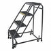 Rolling Ladder Steel 38 In.H