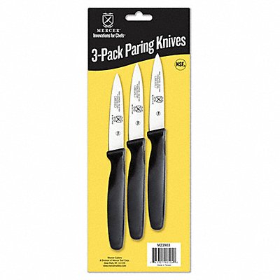 Knife Set 3 in Blade Black Handle