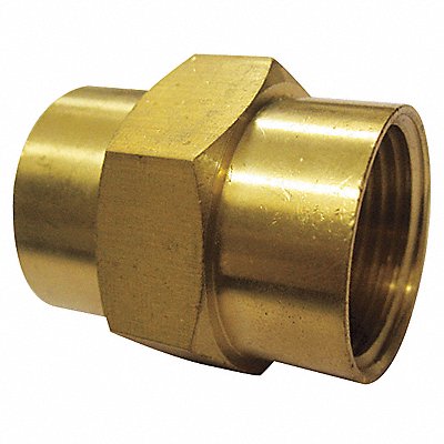 Coupling Brass 1/2 in Female NPT 10 PK