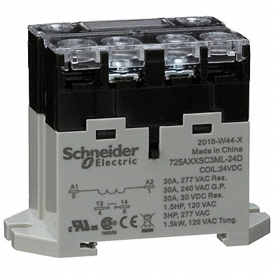 Enclosed Power Relay 4 Pin 24VDC SPST-NO