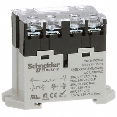 H8121 Enclosed Power Relay 6Pin 240VAC DPST-NO