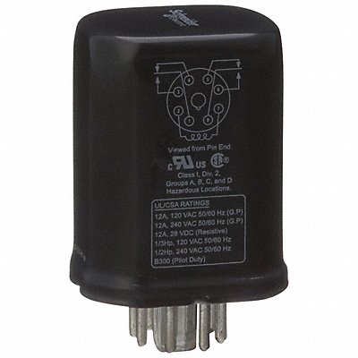 H7948 Sealed Relay 8 Pin Octal 240VAC