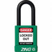 K7489 Lockout Padlock KA Green 1-3/4 H