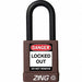 D8958 Lockout Padlock KD Brown 1-3/4 H