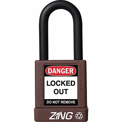 K7489 Lockout Padlock KA Brown 1-3/4 H