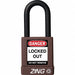 K7489 Lockout Padlock KA Brown 1-3/4 H