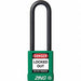 Lockout Padlock KA Green 1-3/4 H