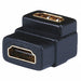 Cable Coupler HDMI Black 90 Deg