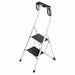 Household Step Stool 11-7/8 in W Steel