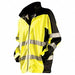 Rain Jacket Class 3 Type R Blk/Ylw M