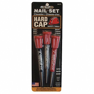 Nail Set 3 Pc 1/32 2/32 3/32 In