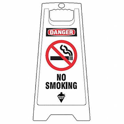 Danger No Smoking Sign Polypropylene