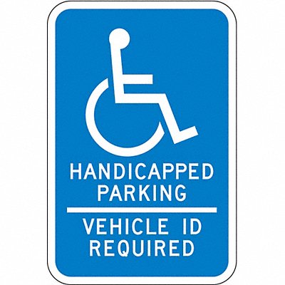 ADA Handicapped Parking Sign 18 x 12 