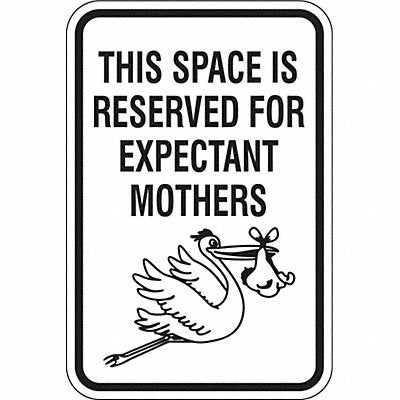 Expectant Mothers Parking Sign 18 x 12 