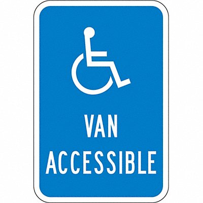 Handicapped Parking Sign 18 x 12 