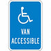 Handicapped Parking Sign 18 x 12 