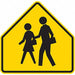 School Crossing Traffic Sign 24 x 24 