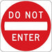 D9624 Do Not Enter Traffic Sign 24 x 24 