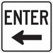 Enter Sign For Parking Lots 18 x 18 