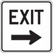 Exit Sign For Parking Lots 18 x 18 