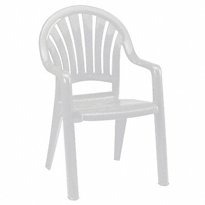 Armchair Fanback White