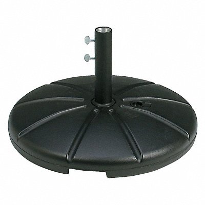 Umbrella Base with Filling Cap Black