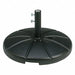 Umbrella Base with Filling Cap Black