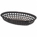 Food Serving Basket 6 3/16 W Black PK36
