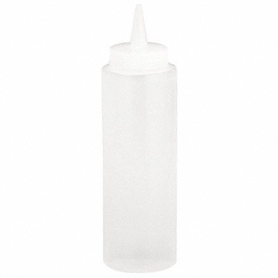 Squeeze Bottle 7 3/8 Clear Plastic PK72