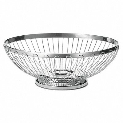 Food Serving Basket 7 3/8 in W Steel