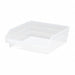 Shelf Bin Clear Polypropylene 4 in