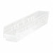 Shelf Bin Clear Polypropylene 4 in