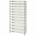 Bin Shlvng 18inx74inx36in Clear