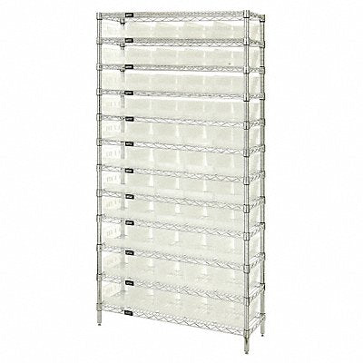 G7062 Bin Shlvng 24inx74inx36in Clear