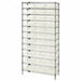 Bin Shlvng 24inx74inx36in Clear