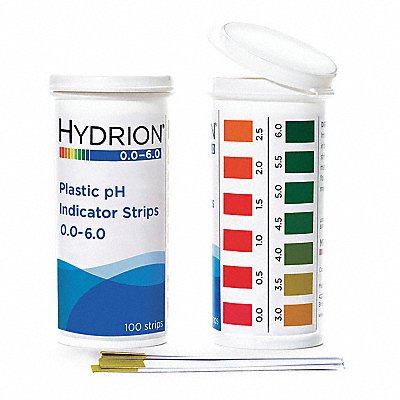 pH Test 2 3/4 in L 0 to 6 pH PK100