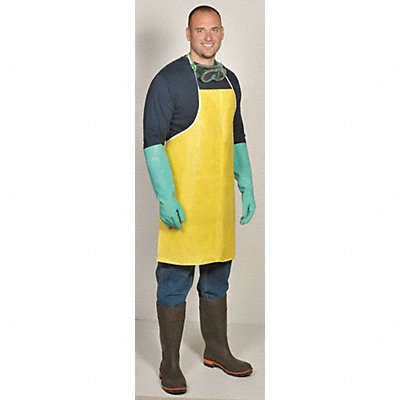 Chemical Resistant Apron Yellow PK10