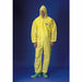 Hooded Coverall Elastic Yellow 4XL