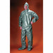 Hooded Coverall w/Attached Boot Gray 2XL