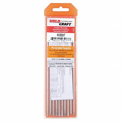 WELDCRAFT Gray Tungsten Electrode PK10