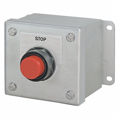 Push Button Control Station 1NO/1NC Stop