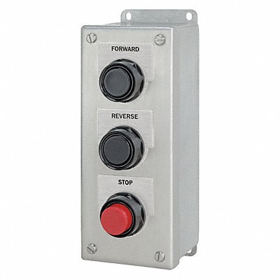 Push Button Control Station 1NO/1NC 30mm