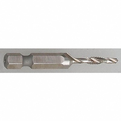 Drill/Tap/Countersink Bit 6-32x3 In L