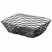 Food Serving Basket 6 1/8 in W Black PK6