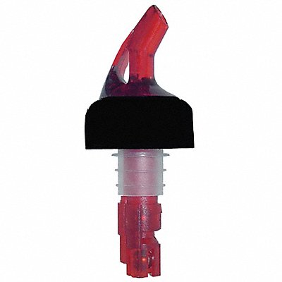Liquor Pourer Red Tail 1 3/8 Dia PK12
