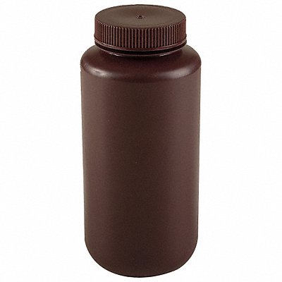 Bottle 63 mm H Amber 34 mm Dia PK12