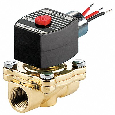 Solenoid Valve Brass NO Air Inert Gas