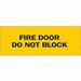 Sign 3 1/2 in x 5 in Polyester